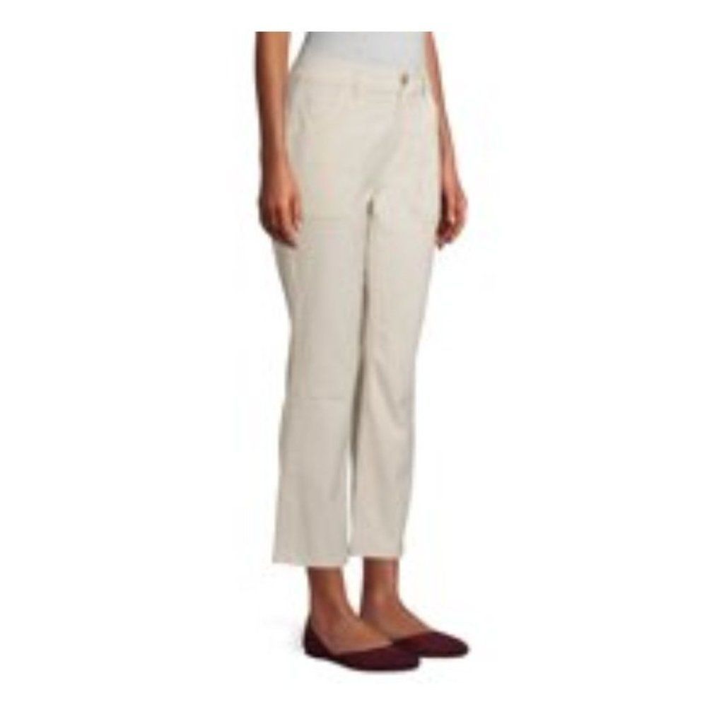 Utility High Rise Straight Leg Cream Pants Sz 10 - Buy 4 Items Get 25% Off - Picture 2 of 7